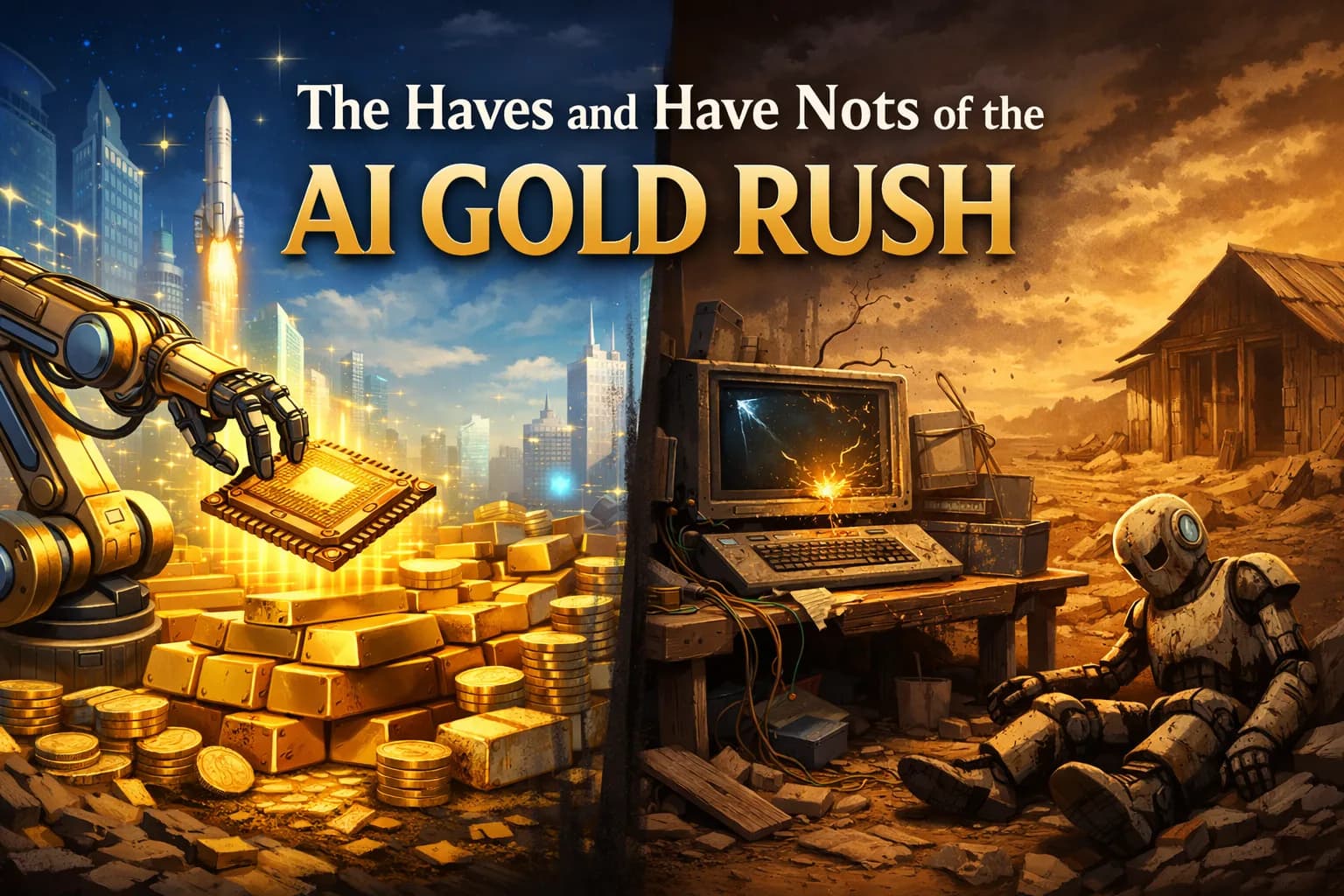 The haves and have nots of the AI gold rush