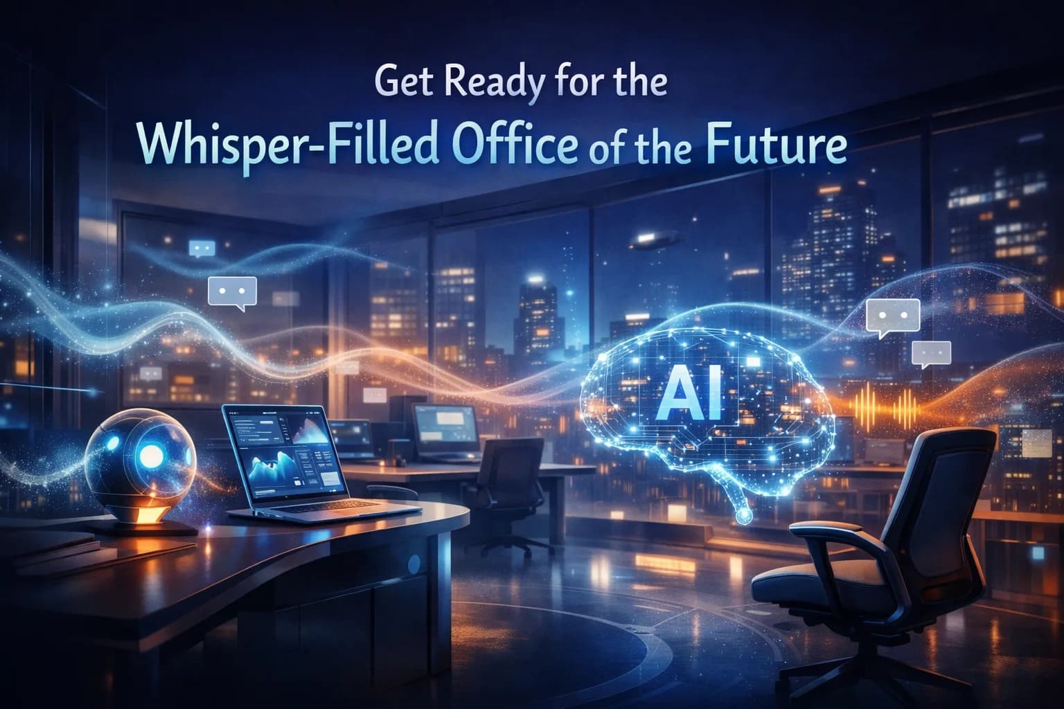Get ready for the whisper-filled office of the future