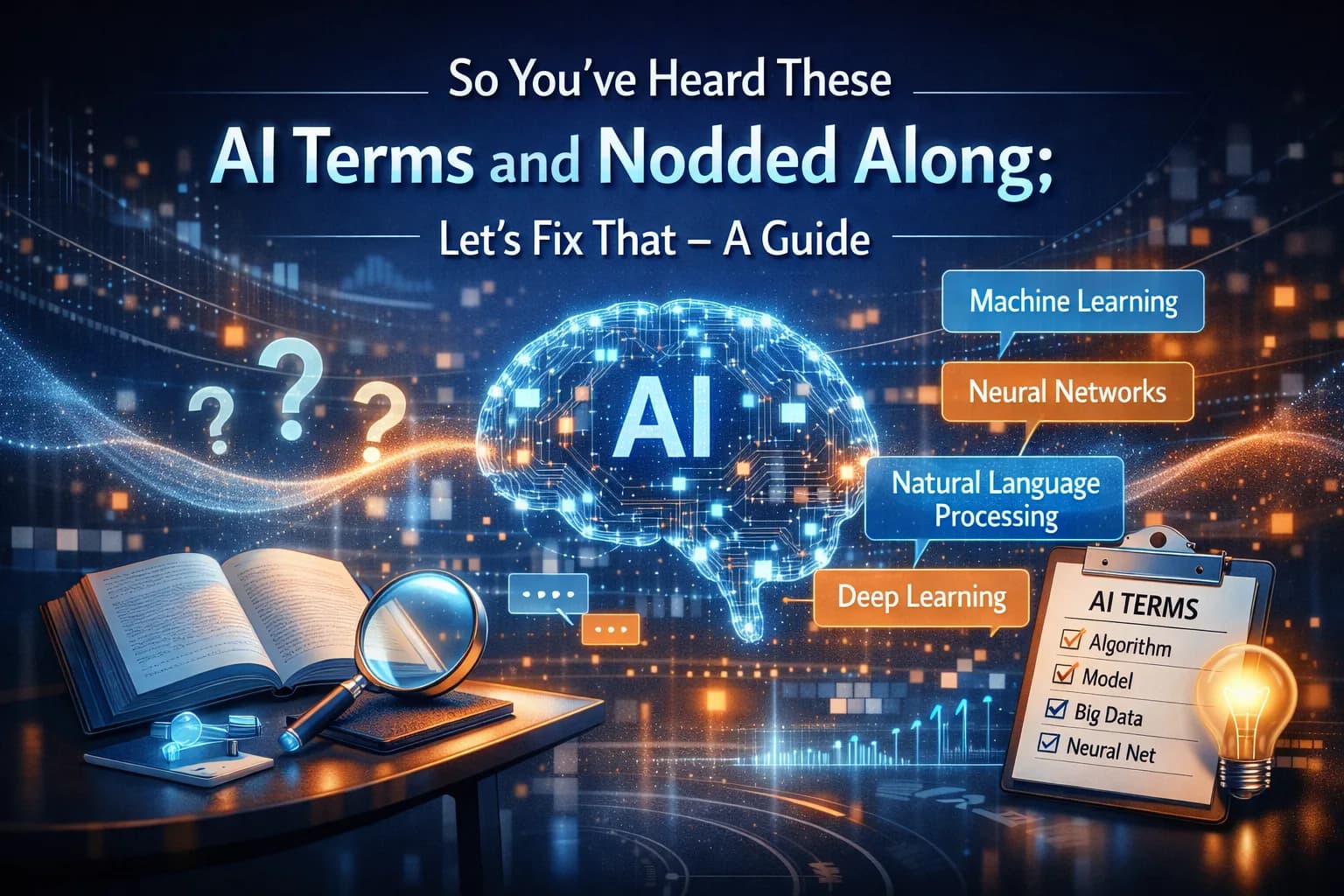 So you’ve heard these AI terms and nodded along; let’s fix that – A Guide