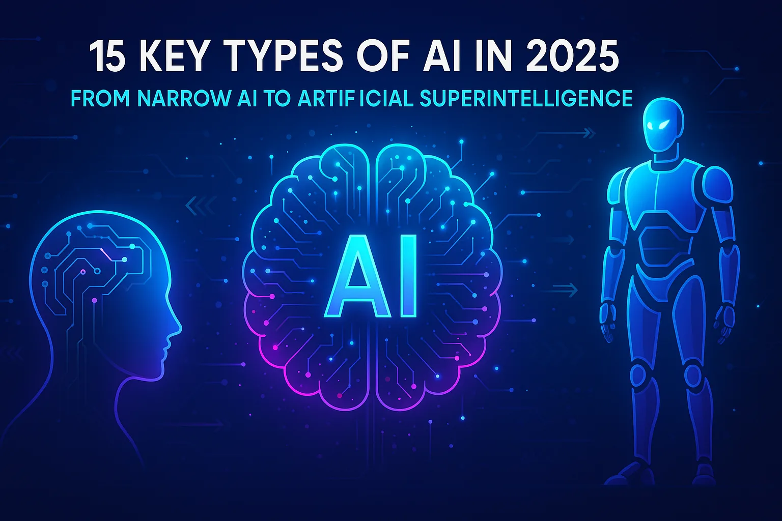 15 Key Types of AI in 2025: From Narrow AI to ASI