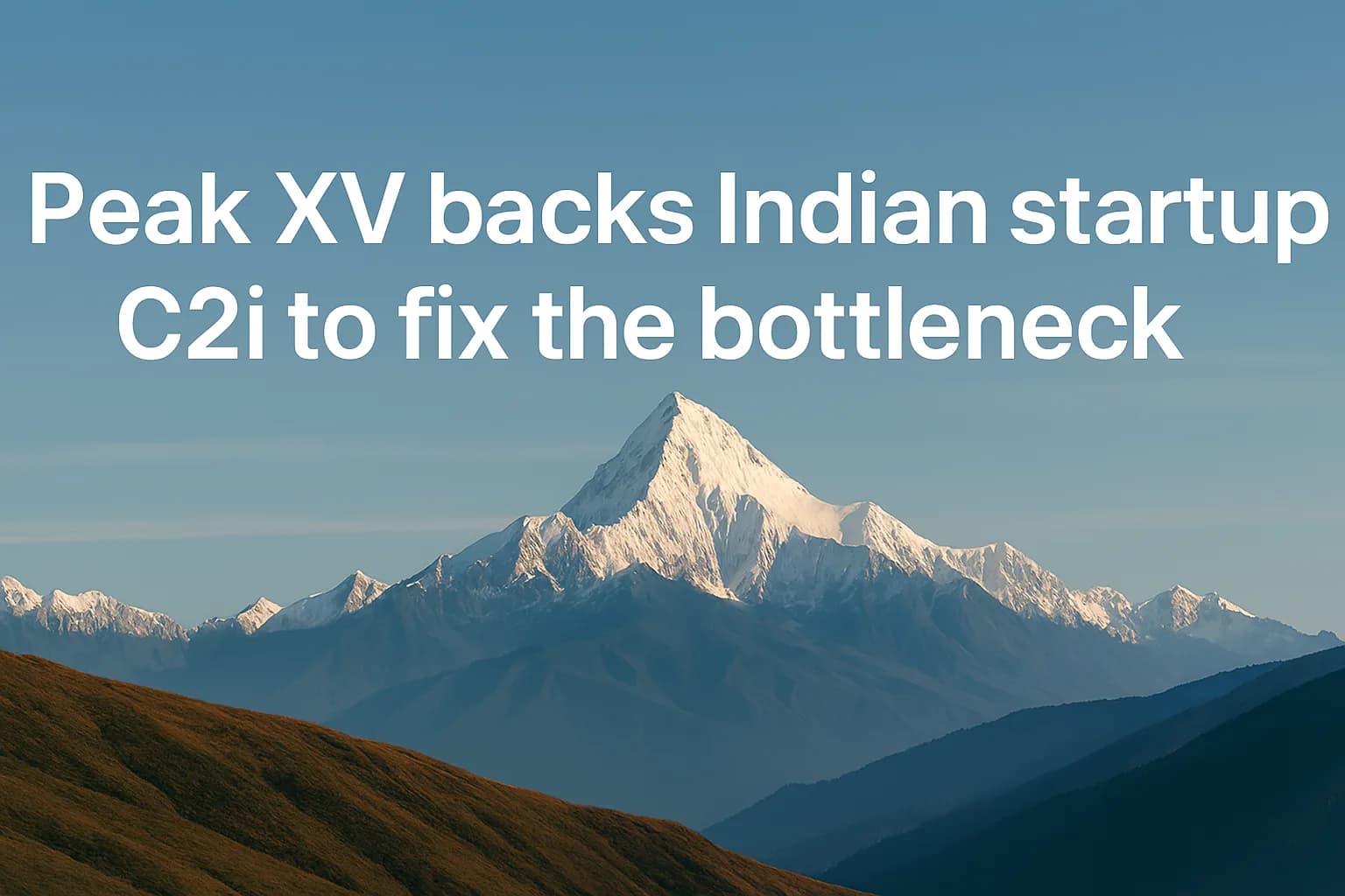 Peak XV backs Indian startup C2i to fix the bottleneck