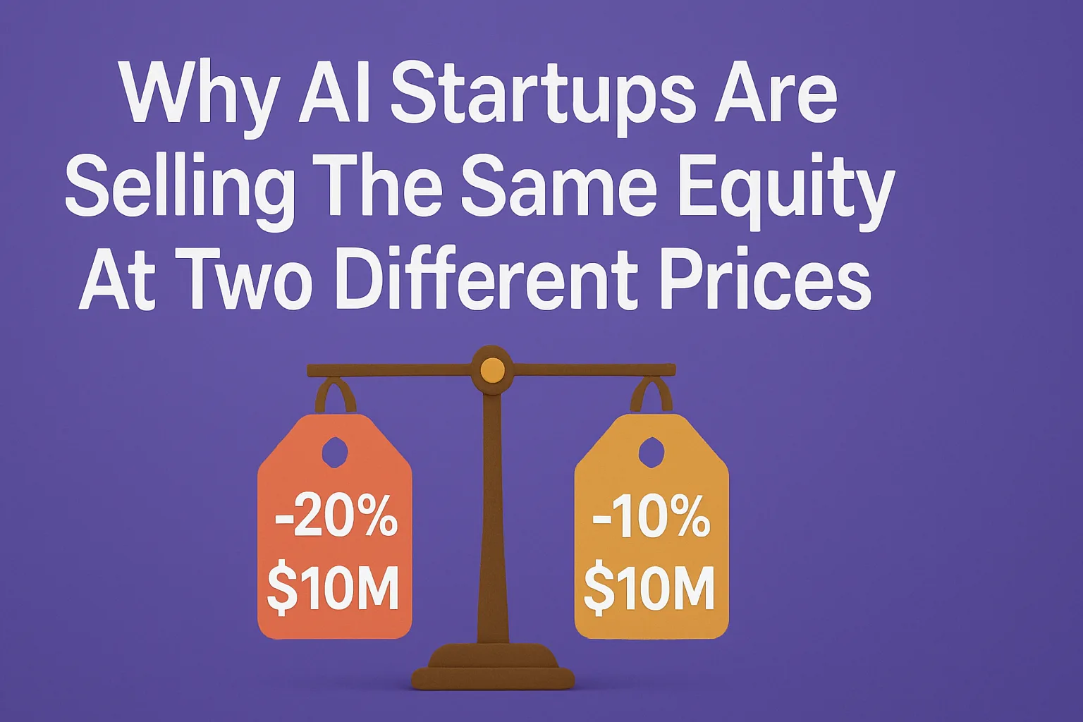 Why AI Startups Are Selling The Same Equity At Two Different Prices