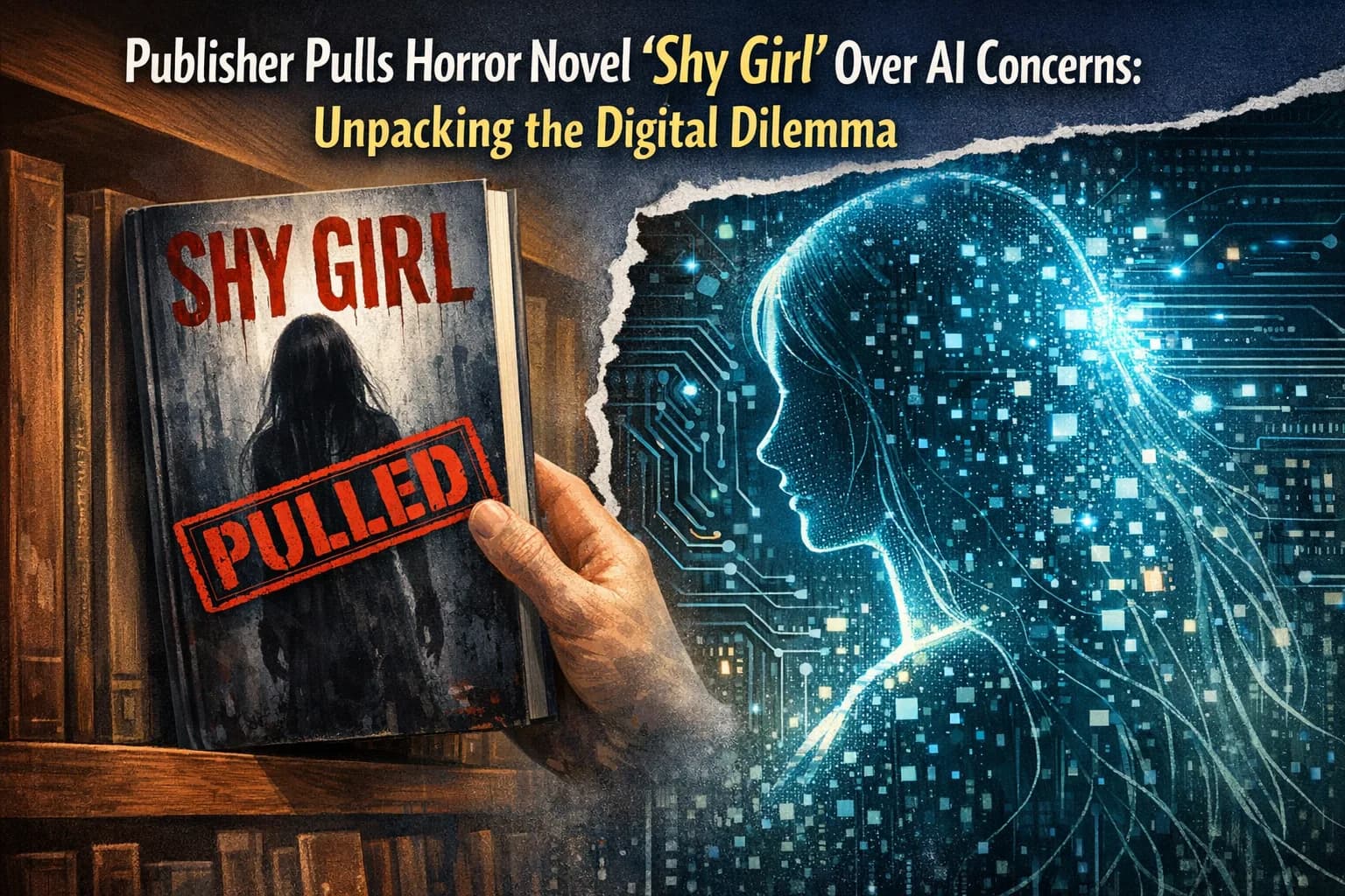 Publisher Pulls Horror Novel 'Shy Girl' Over AI Concerns