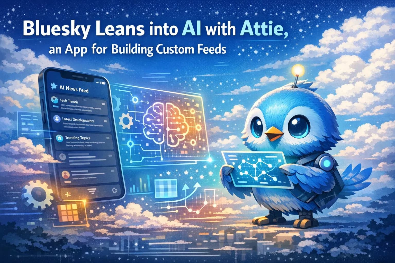 Bluesky Launches Attie, an AI App for Building Custom Feeds